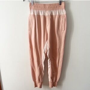 YOUNG FABULOUS & BROKE Odin Peach Pink Joggers Sweatpants Size Small NEW